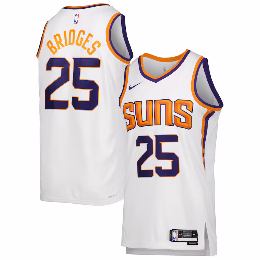 Canotta Mikal Bridges Phoenix Suns Association Edition Swingman (Unisex)