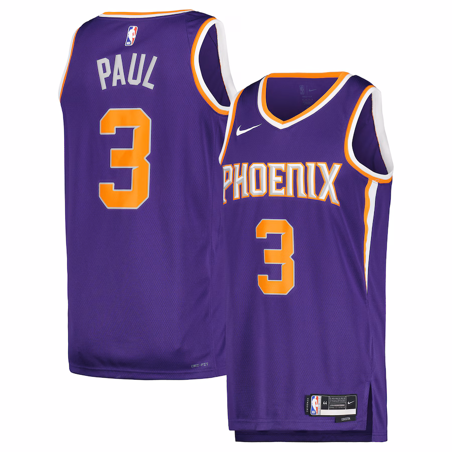 Maillot Swingman unisexe de Chris Paul pour les Phoenix Suns - Édition Icône - Violet