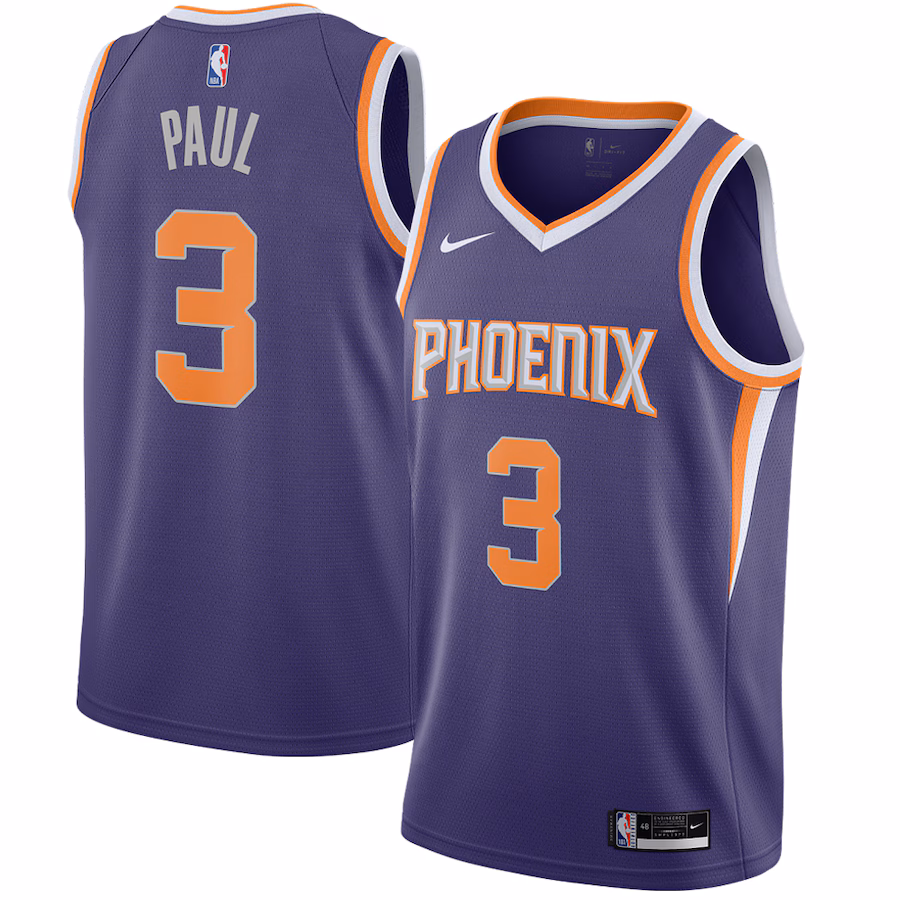 Maglia Swingman 2020 - 2021 di Chris Paul per i Phoenix Suns - Edizione Icona - Viola