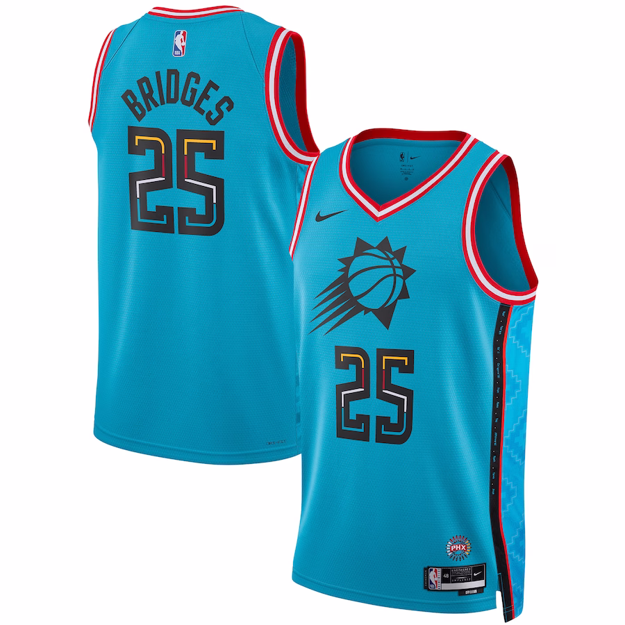 Mikal Bridges Phoenix Suns 2022/23 City Edition Jersey (Unisex)