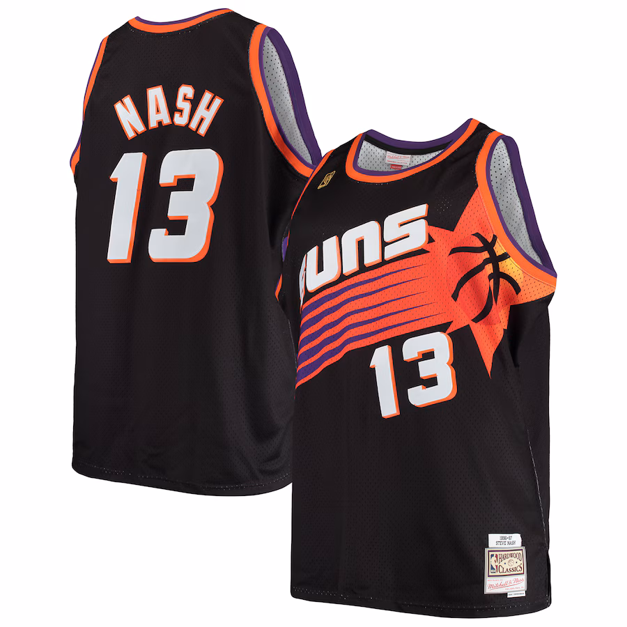 Maillot Steve Nash Phoenix Suns Mitchell & Ness Grande Taille 96/97 Swingman