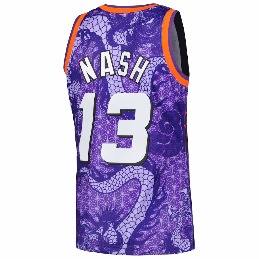 Maillot Steve Nash Phoenix Suns Mitchell & Ness Asian Heritage 6.0 Swingman
