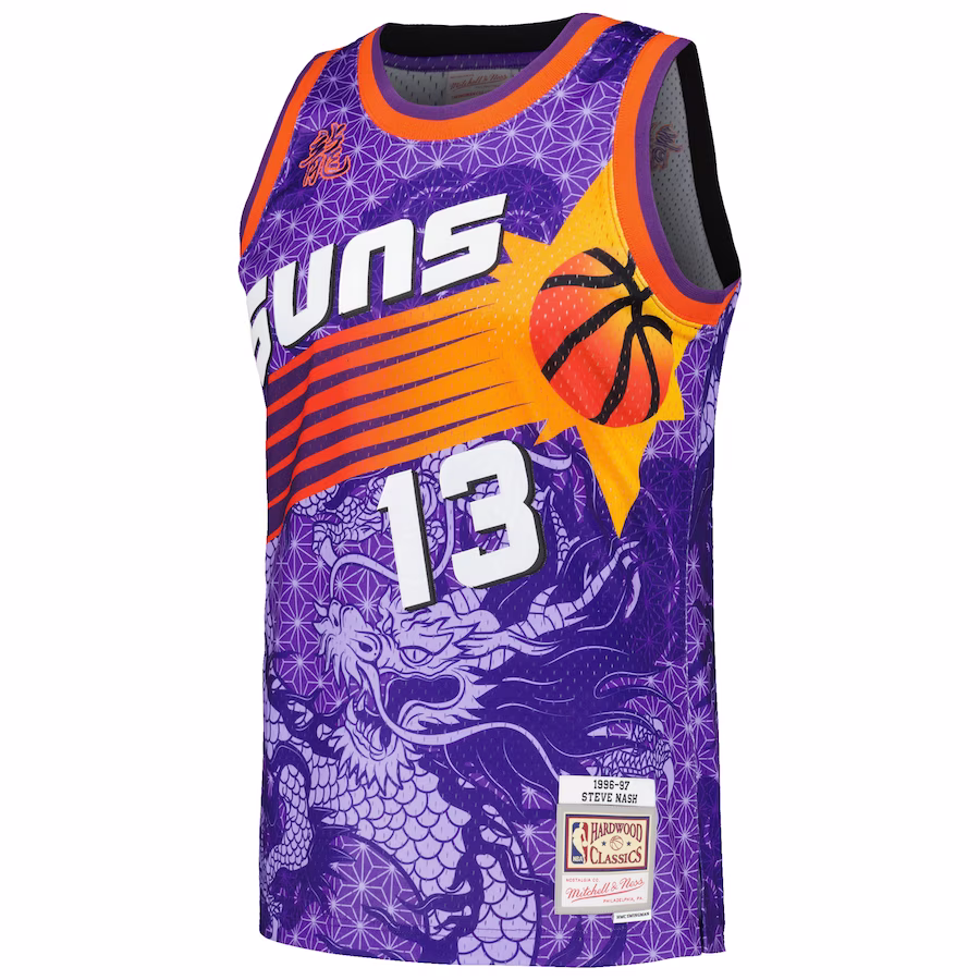 Maillot Steve Nash Phoenix Suns Mitchell & Ness Asian Heritage 6.0 Swingman