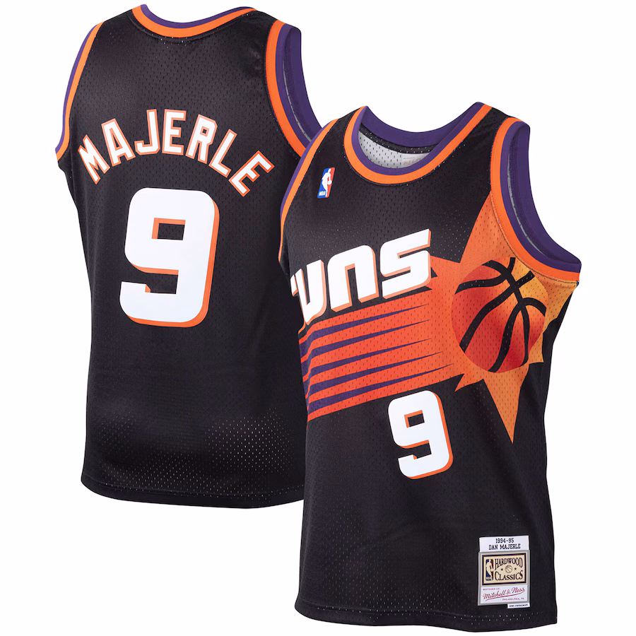 Maillot d'Édition Fan des Hardwood Classics 1994/95 de Dan Majerle pour les Phoenix Suns de Mitchell & Ness - Noir