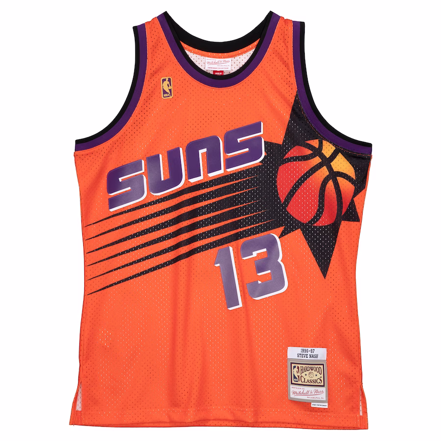 Maillot Steve Nash Phoenix Suns Mitchell & Ness Reload 2.0 Swingman 96-97