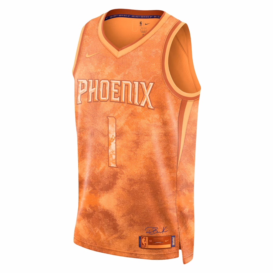 Maillot Swingman de la Sélection Série Unisexe de Devin Booker pour les Phoenix Suns - Orange