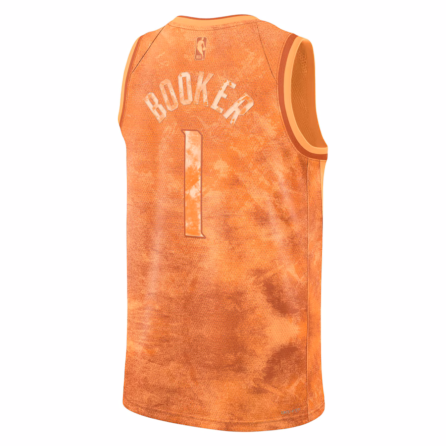 Maillot Swingman de la Sélection Série Unisexe de Devin Booker pour les Phoenix Suns - Orange