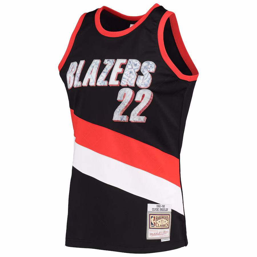 Maillot Clyde Drexler Portland Trail Blazers 1991/92 – NBA 75th Anniversary Diamond