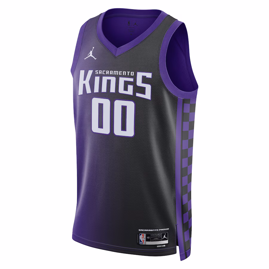 Maillots personnalisés pour hommes et femmes de Sacramento Kings, Édition Statement, Violet