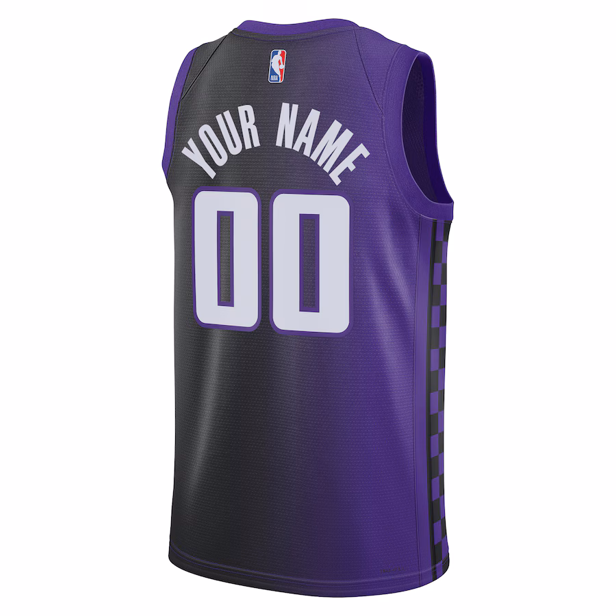 Maillots personnalisés pour hommes et femmes de Sacramento Kings, Édition Statement, Violet