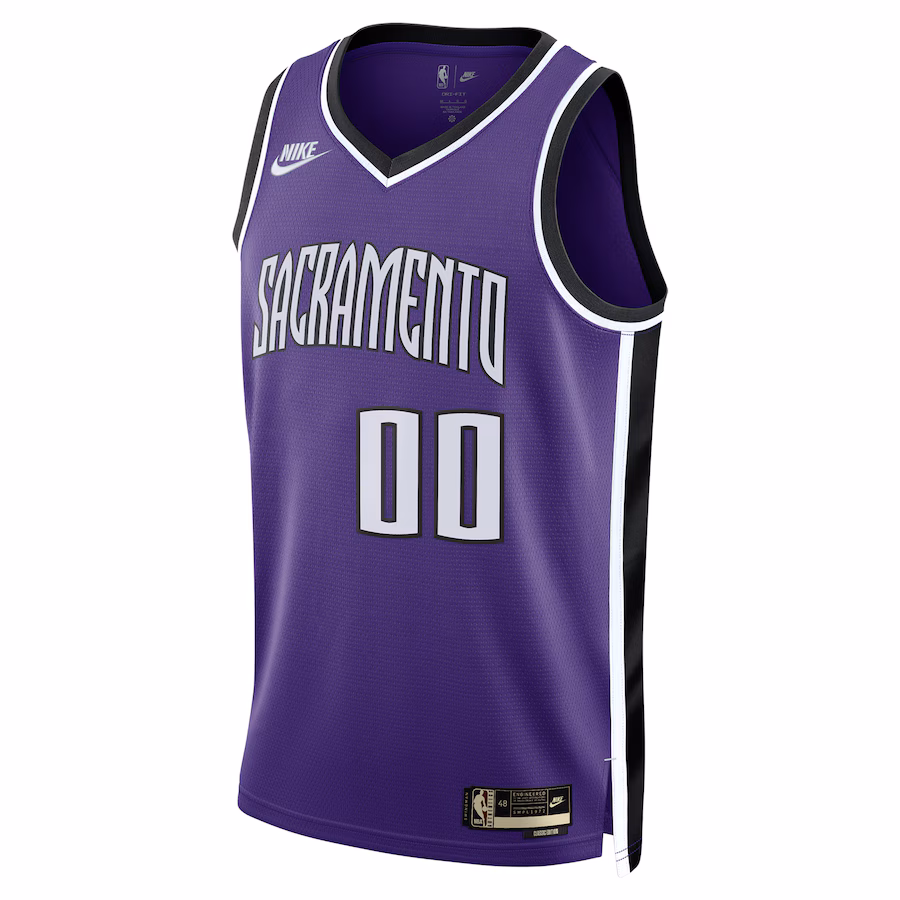 Maglia personalizzata di Sacramento Kings, Edizione Classica, Viola