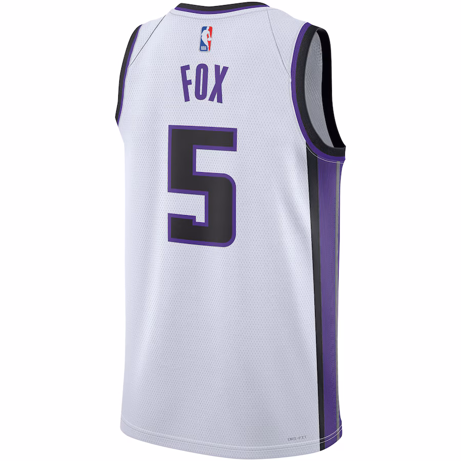 De'Aaron Fox, Sacramento Kings, Édition Association, Blanc