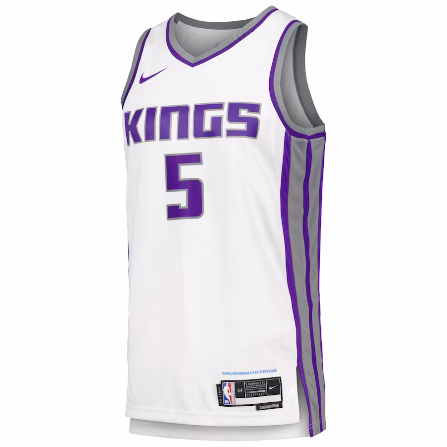 De'Aaron Fox, Sacramento Kings, Association Edition, White