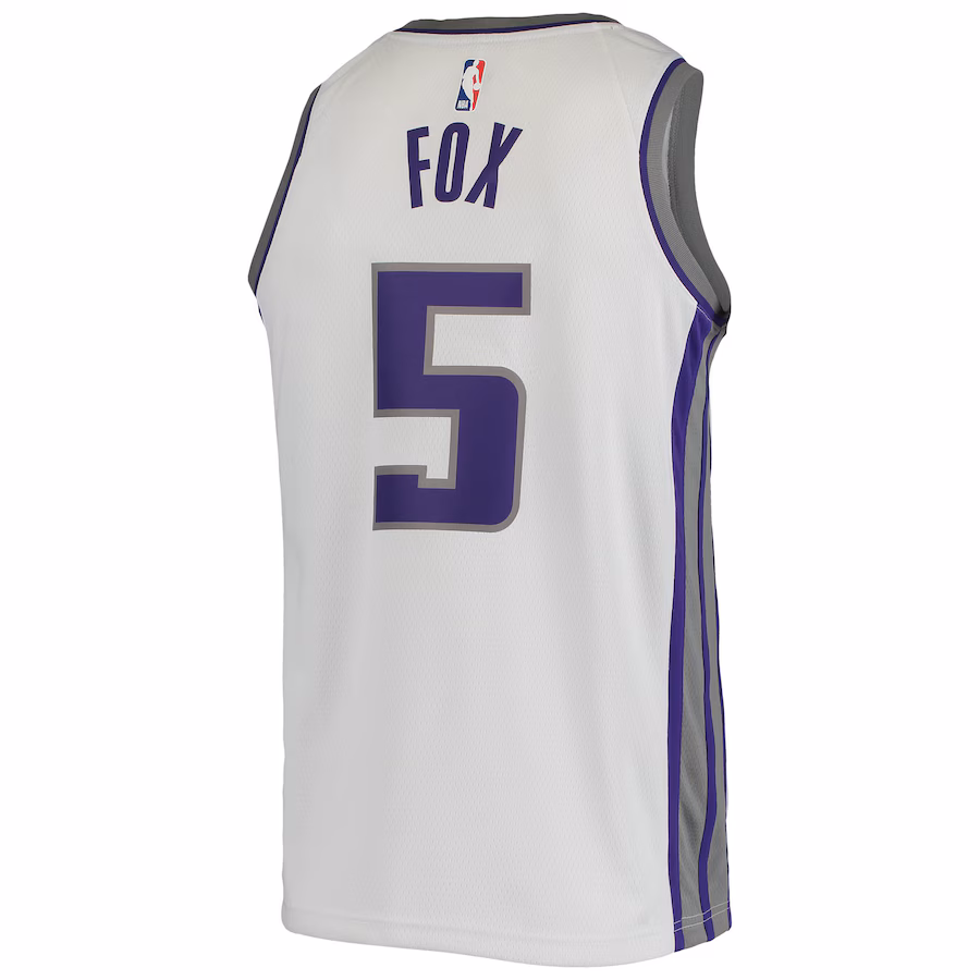 De'Aaron Fox, Sacramento Kings, Édition Association, Blanc