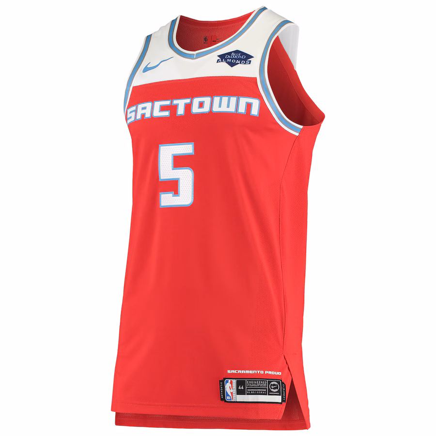 De'Aaron Fox, Sacramento Kings, City Edition, Red