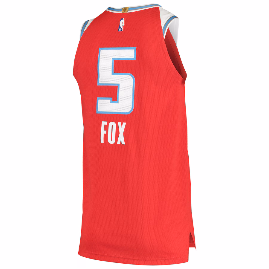 De'Aaron Fox, Sacramento Kings, City Edition, Red