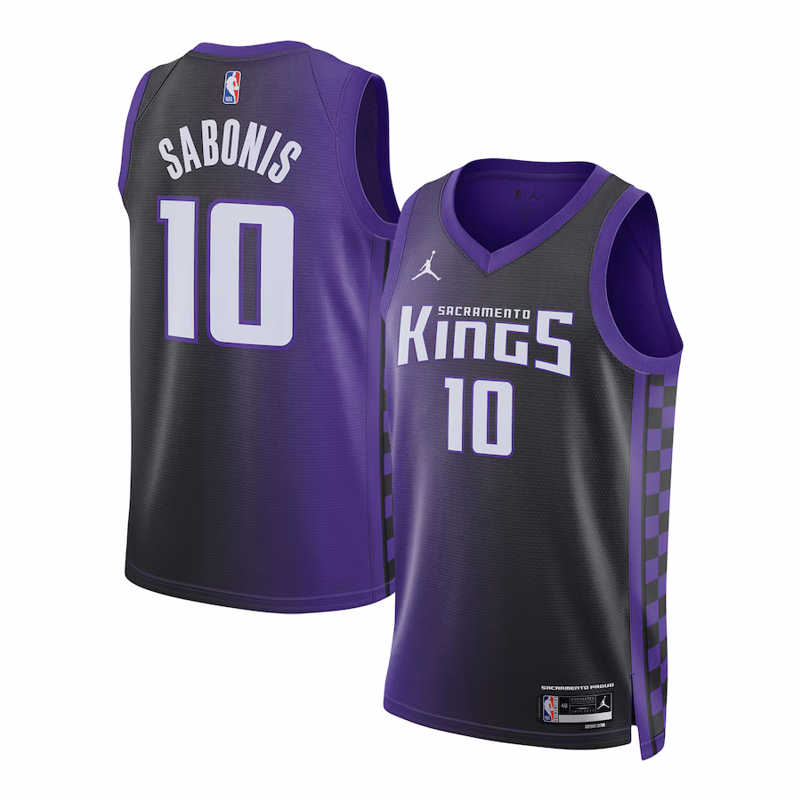 Domantas Sabonis, Sacramento Kings, Statement Edition, Purple