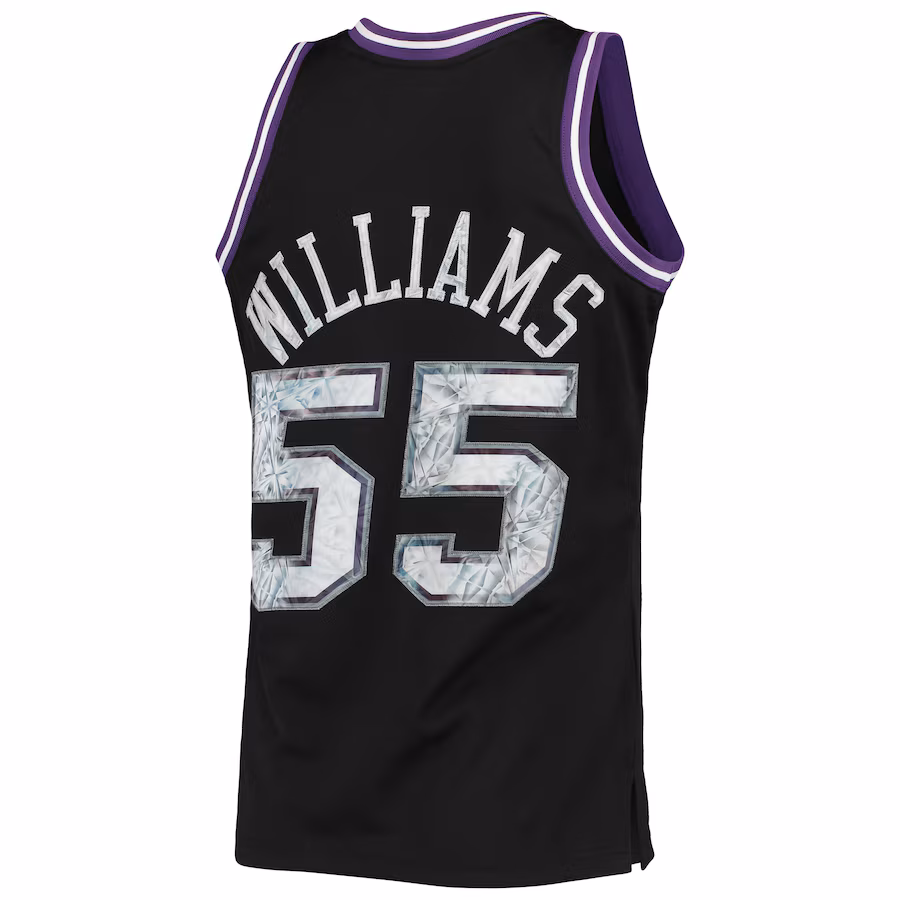 Jason Williams Sacramento Kings 2000/01 Hardwood Classics NBA 75th Anniversary Diamond Jersey