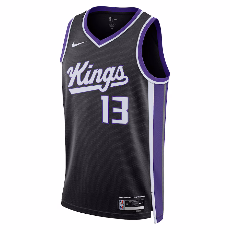 Keegan Murray, Sacramento Kings, Icon Edition, Black