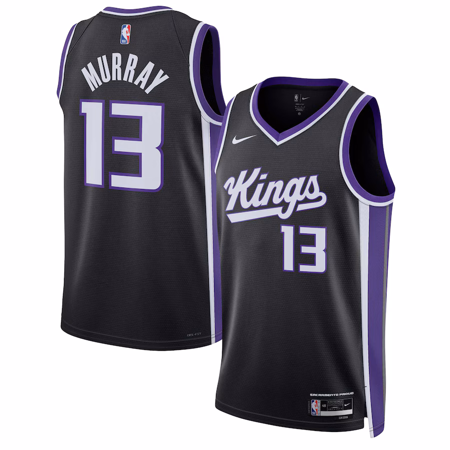 Keegan Murray, Sacramento Kings, Icon Edition, Black
