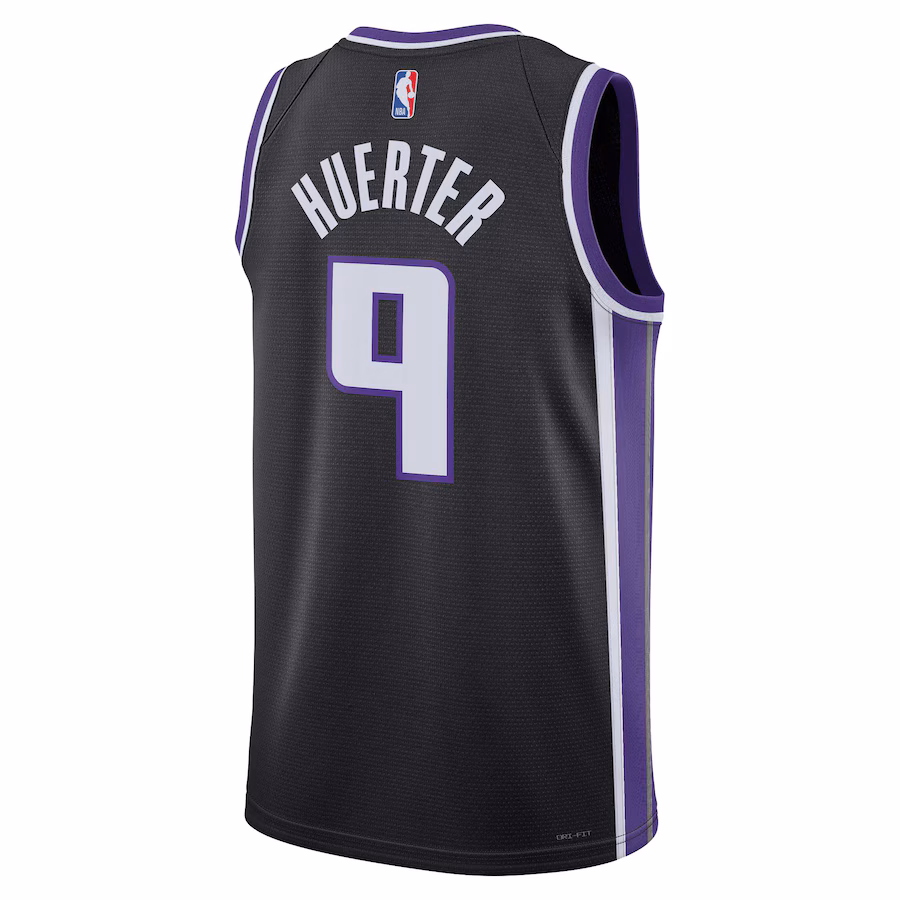 Kevin Huerter, Sacramento Kings, Edizione Icona, Nero