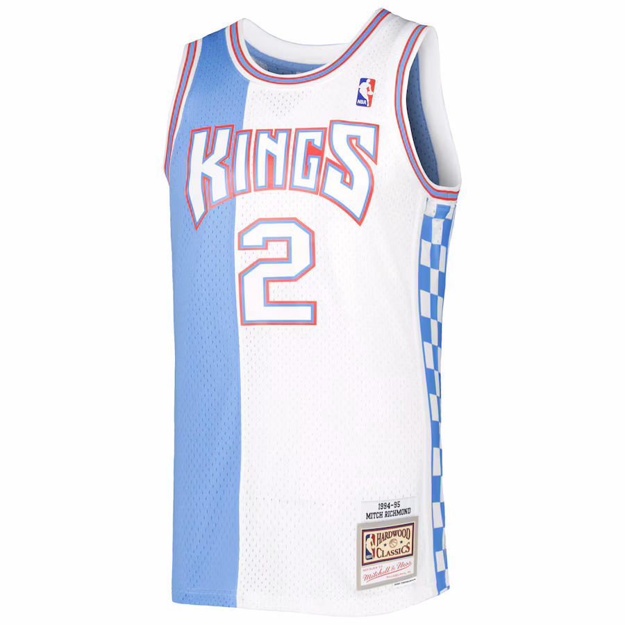 Mitch Richmond, Sacramento Kings, 1994-95, White