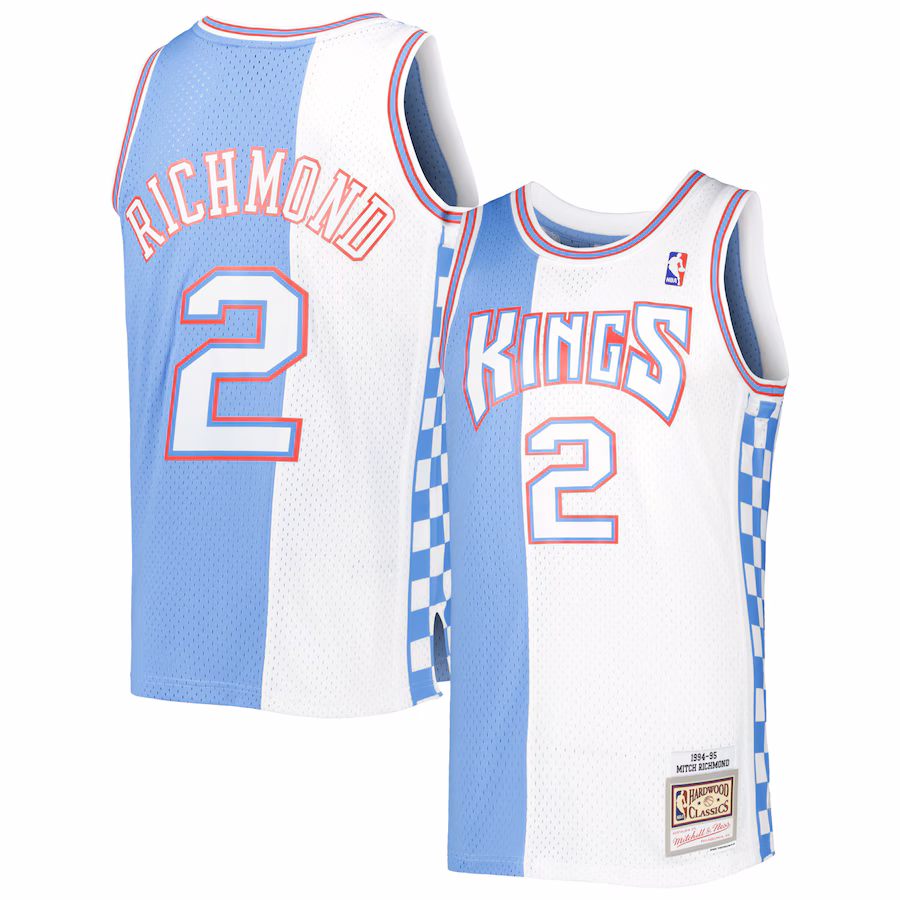 Mitch Richmond, Sacramento Kings, 1994-95, White