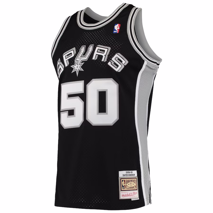 David Robinson San Antonio Spurs 1991/92 Noir