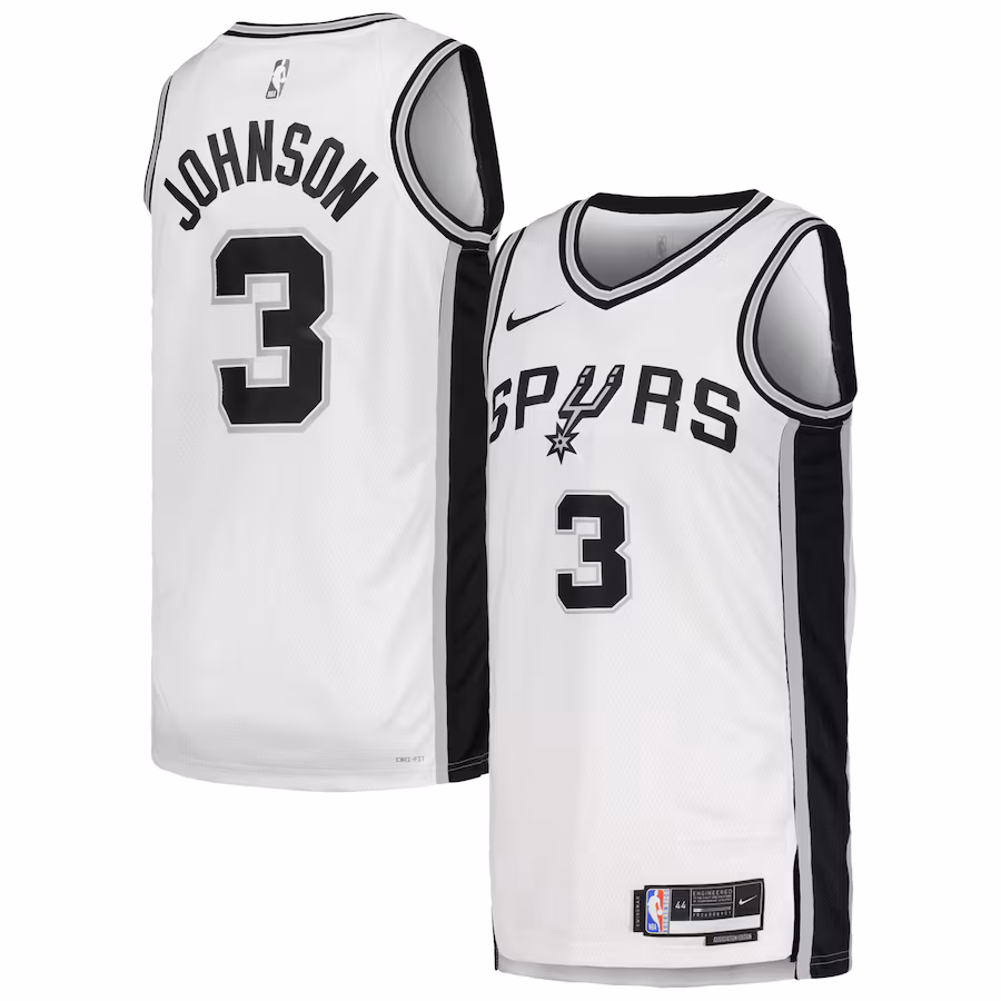 Maillot Keldon Johnson San Antonio Spurs Association Edition - Unisexe