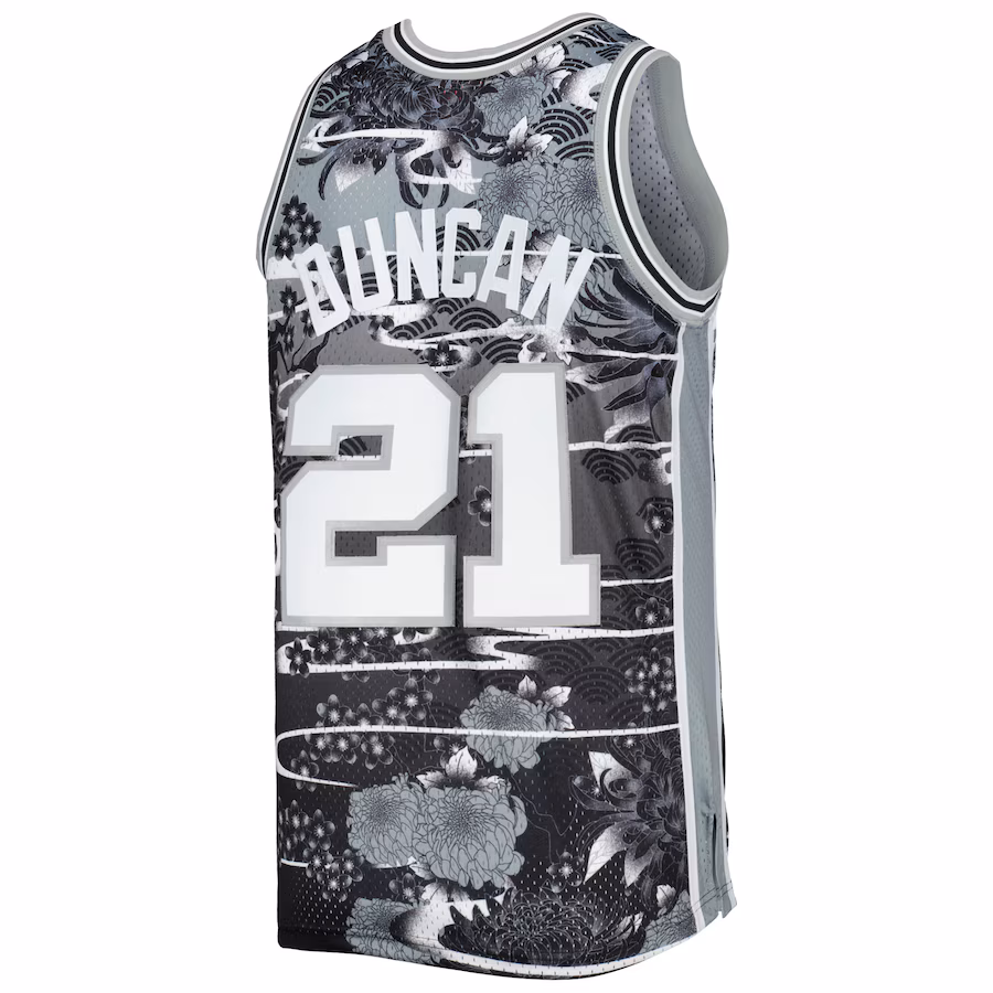 Maillot Tim Duncan San Antonio Spurs 1998/99 Lunar New Year Vintage