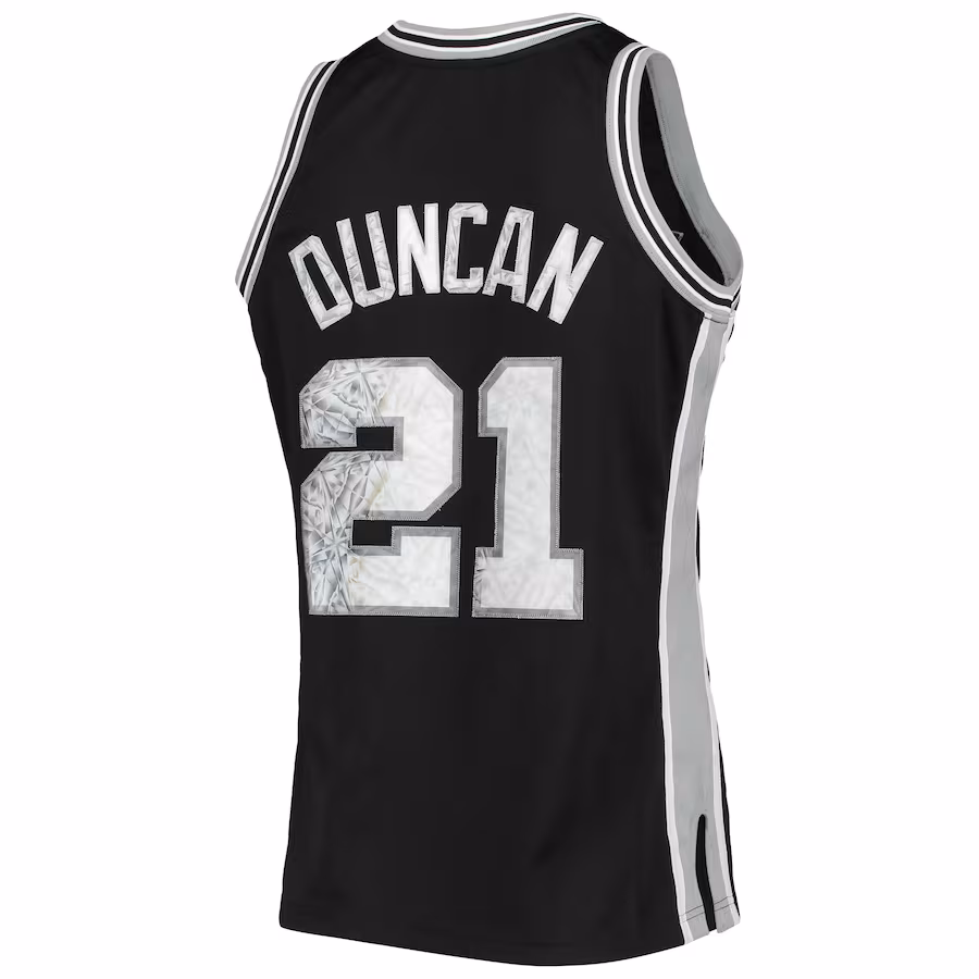 Tim Duncan San Antonio Spurs 1998/99 75th Anniversary Diamond Jersey