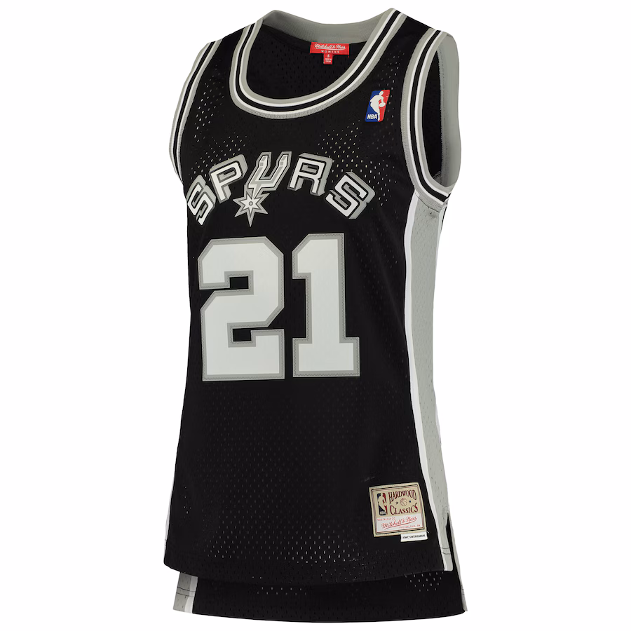 Tim Duncan, San Antonio Spurs, Women's 1998/99 Classic Edition, Black