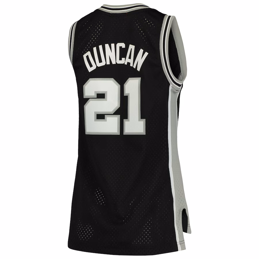 Tim Duncan, San Antonio Spurs, Women's 1998/99 Classic Edition, Black