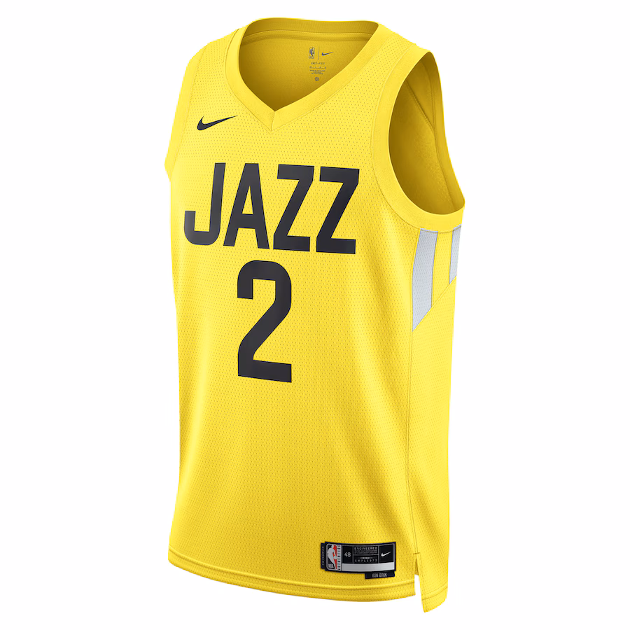 Collin Sexton Utah Jazz Edizione Icon Giallo