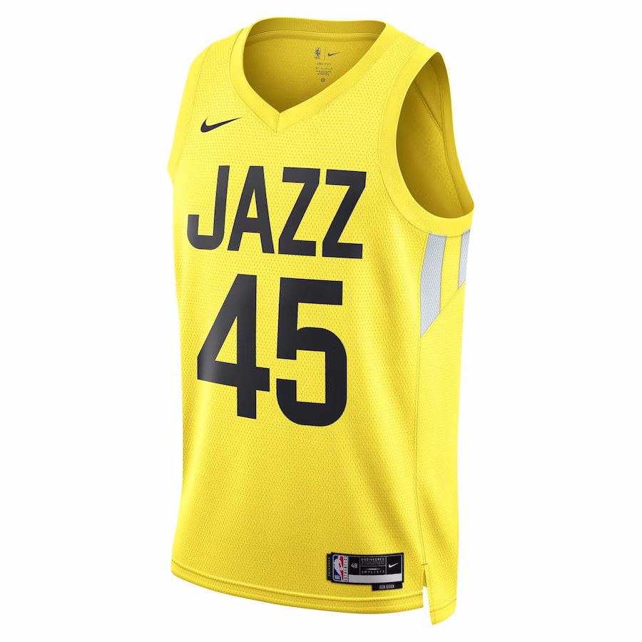 Donovan Mitchell, Utah Jazz, Icon Edition, Yellow