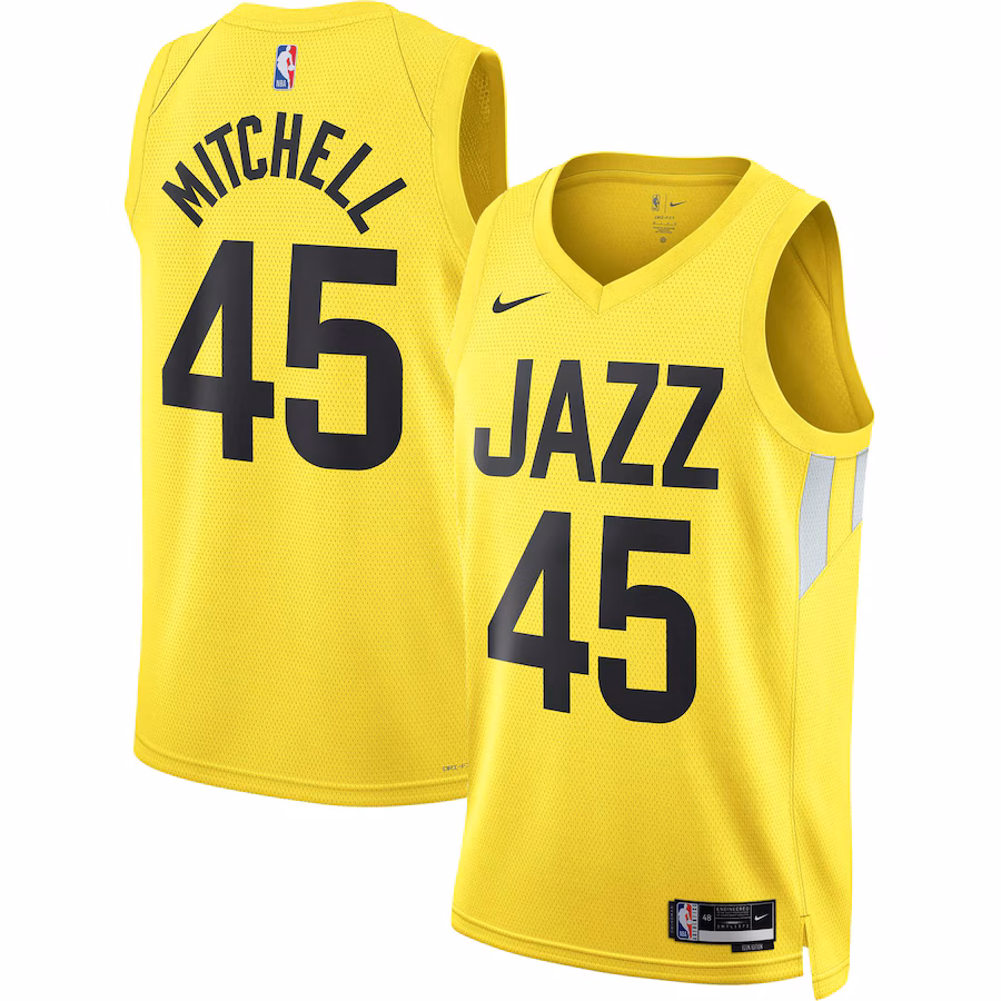 Donovan Mitchell, Utah Jazz, Edizione Icon, Giallo