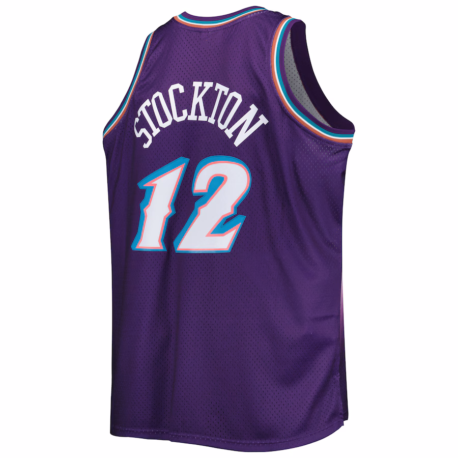 Maillot de fan de John Stockton pour l'Utah Jazz en 1996/97, Violet