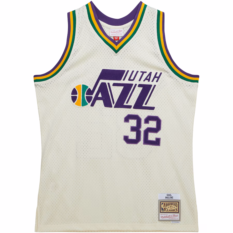 Karl Malone, Utah Jazz, Blanc